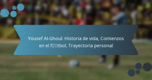 Yousef Al-Ghoul: Historia de vida, Comienzos en el fútbol, Trayectoria personal